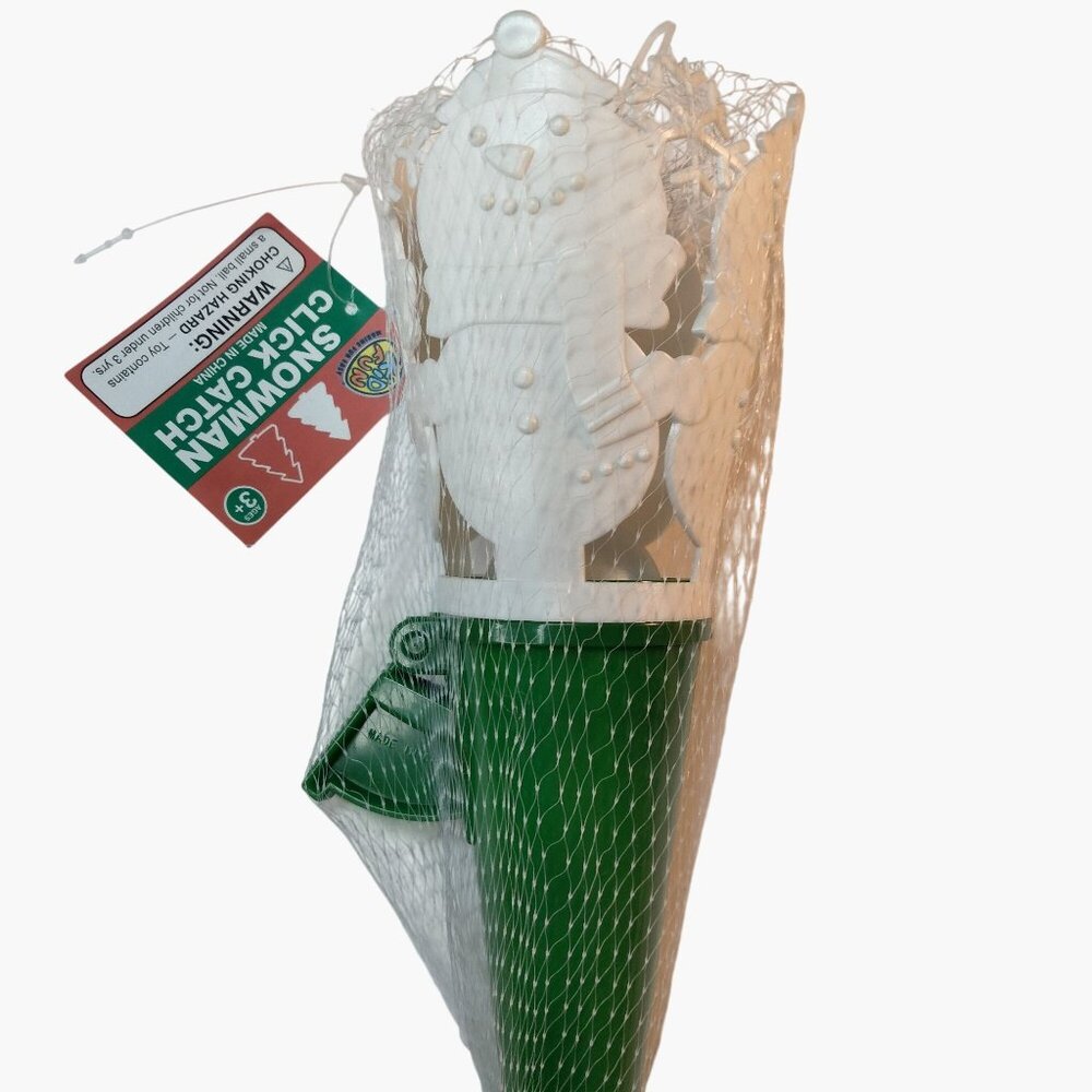 Snowman Click Catch Toy Stocking Stuffer Christmas